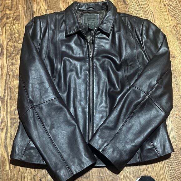 JohnPaulRichard Jackets & Blazers - John Paul Richard Womens Brown Leather Jacket